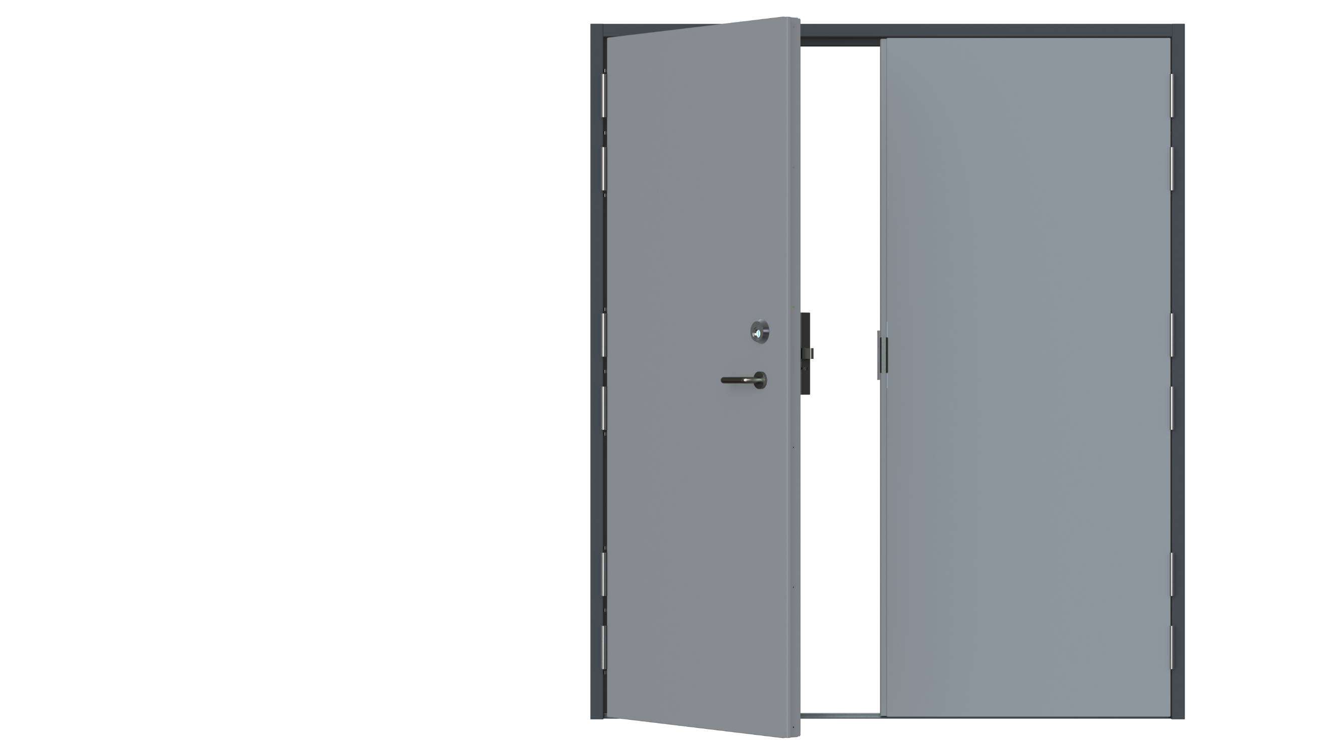 M2M4 Double Certified Steel Security External Fire Door