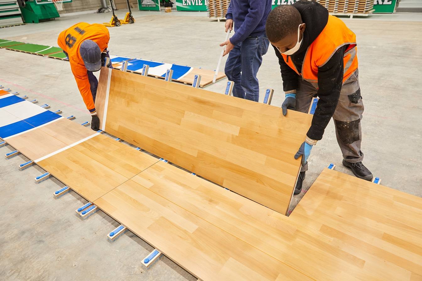 Modulock - Modular Hardwood Sports Floor