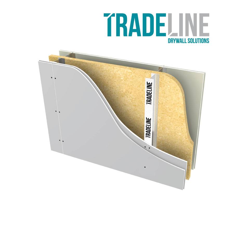 TRADELINE Twin Frame I Stud Partition Systems Utilising Knauf Board
