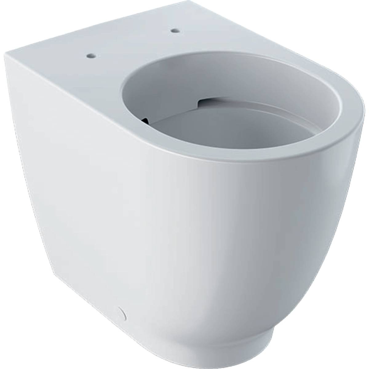 Acanto Floor-Standing WC, Washdown, Raised, Back-To-Wall, Shrouded, Rimfree