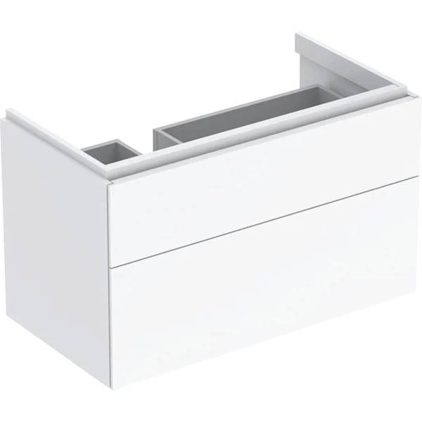 Geberit Xeno² Cabinet for Washbasin with Shelf Surface, with Two Drawers - Cabinet