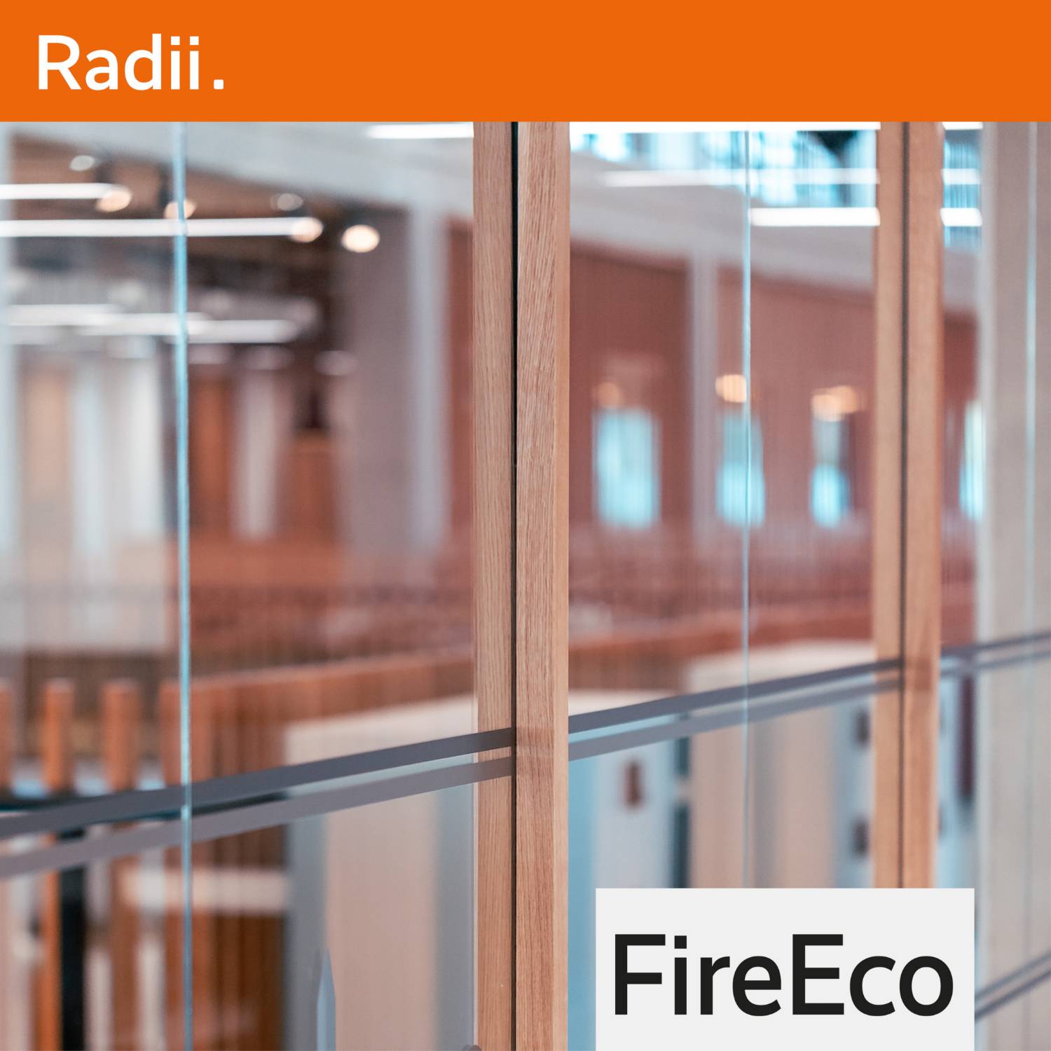 FireEco Ei60 Single Glazed Timber Framed Fire Rated Glass  Partition System