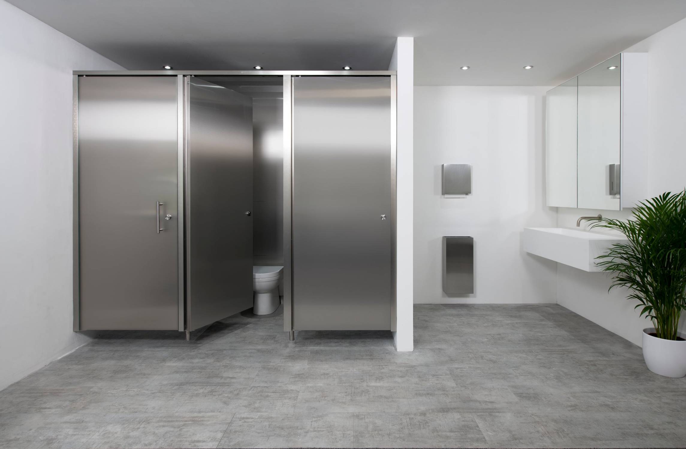 Oasis Stainless Steel Washroom Cubicle