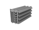Kingfisher KC120 Screening Louvres - Visual Screening Louvre System