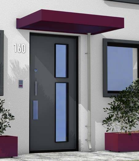 Alumasc Skyline Door Canopy CA160 Profile