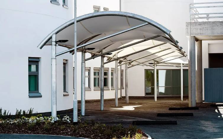 Northumberland Canopy - Tensile fabric canopy
