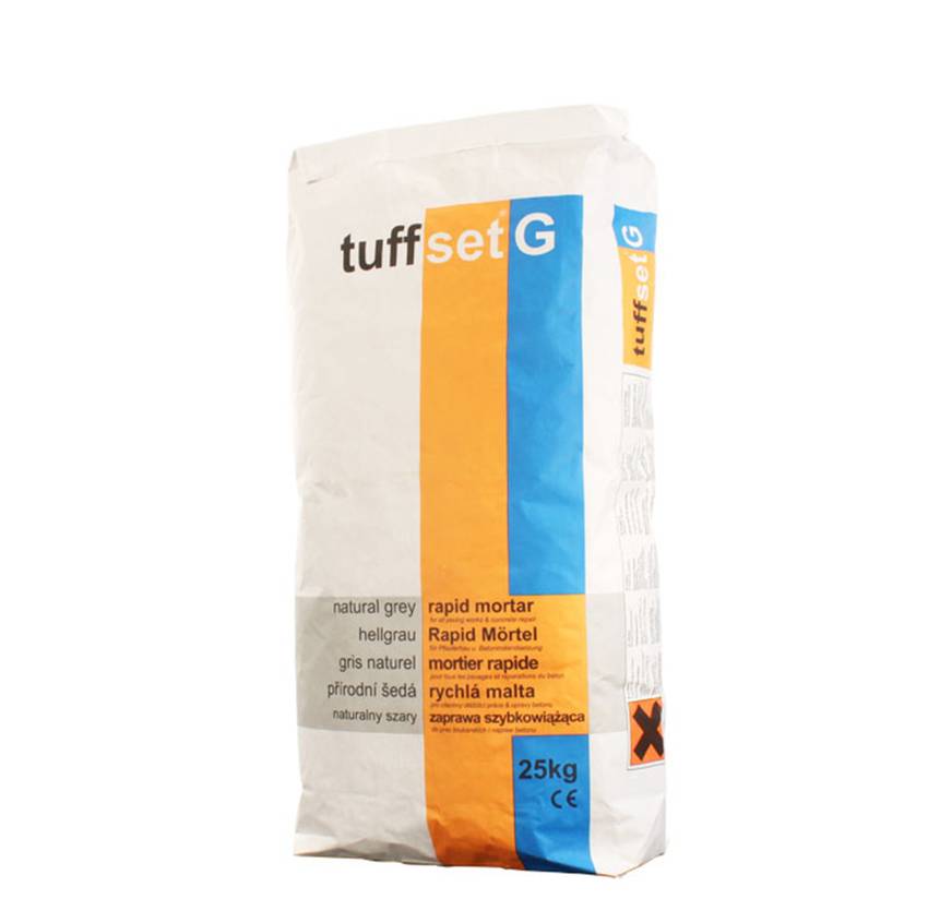 tuffset G Specialist Rapid Mortar - Specialist bedding, bonding and jointing