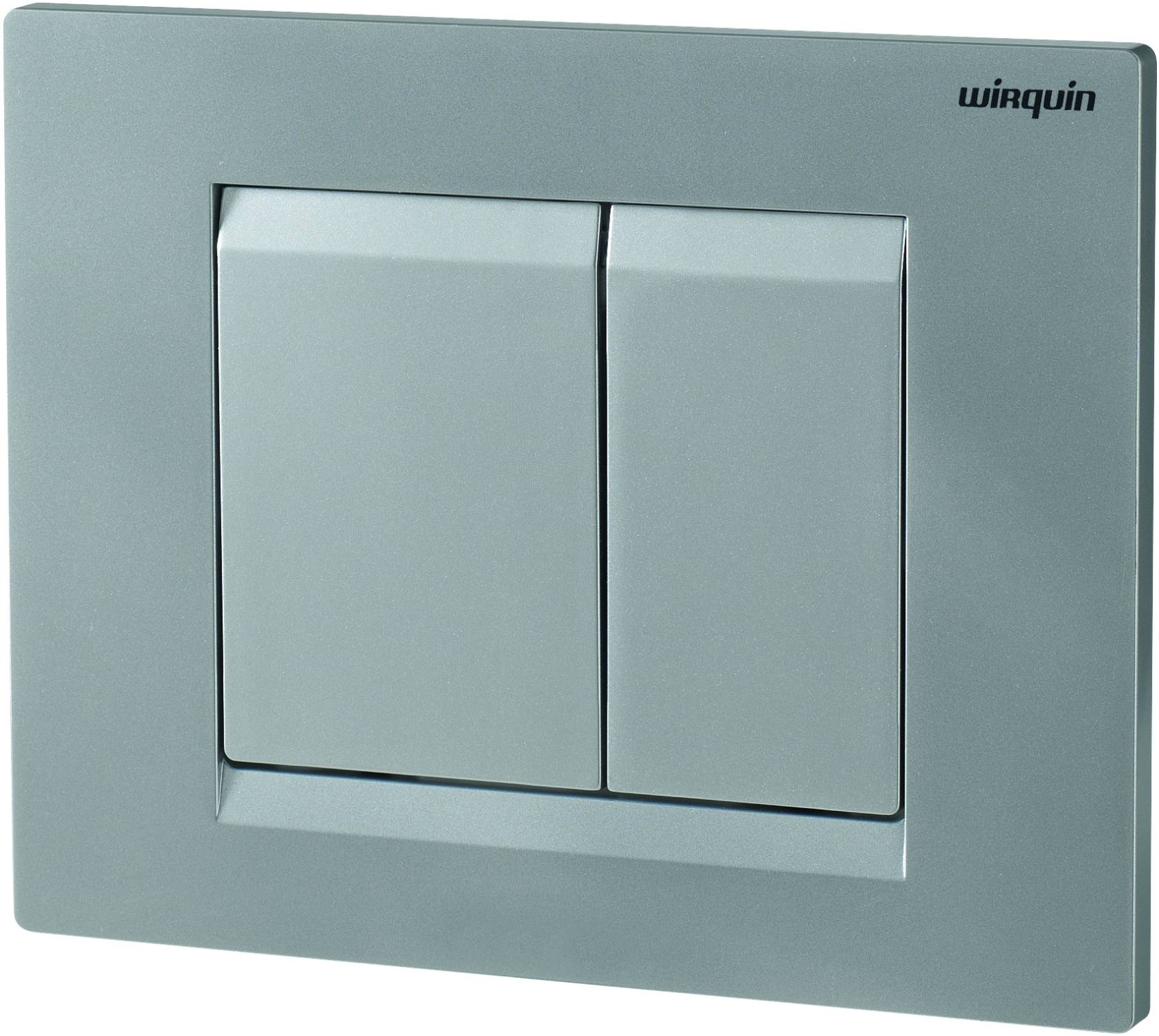 MATT CHROME ESSENTIAL CONTROL PLATE - WC Flush Plate