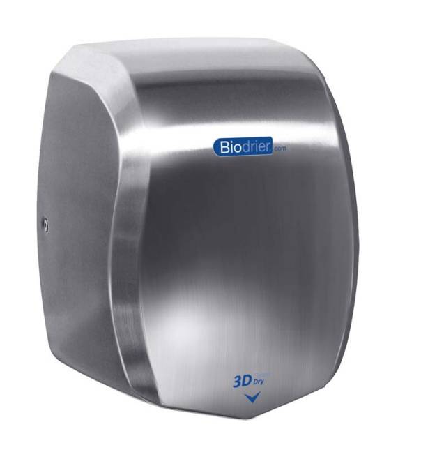 Biodrier 3D Smart Hand Dryer - Automatic Heat Adjustment Compact Dryer