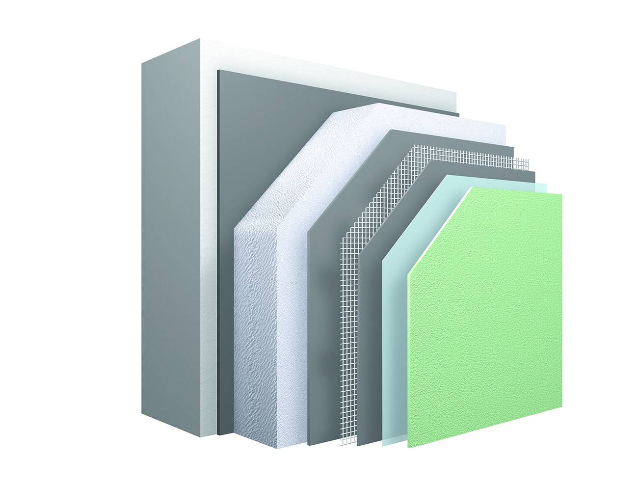 StoTherm Vario K, adhesively and mechanically fixed, external wall insulation system