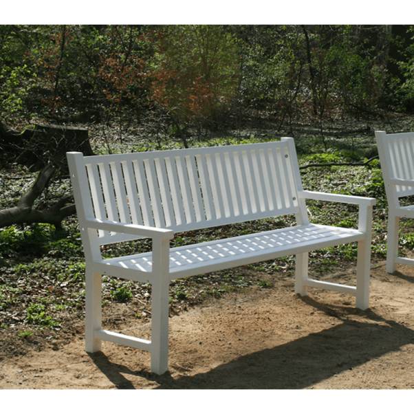 Koblenz Steel Bench - With Backrest