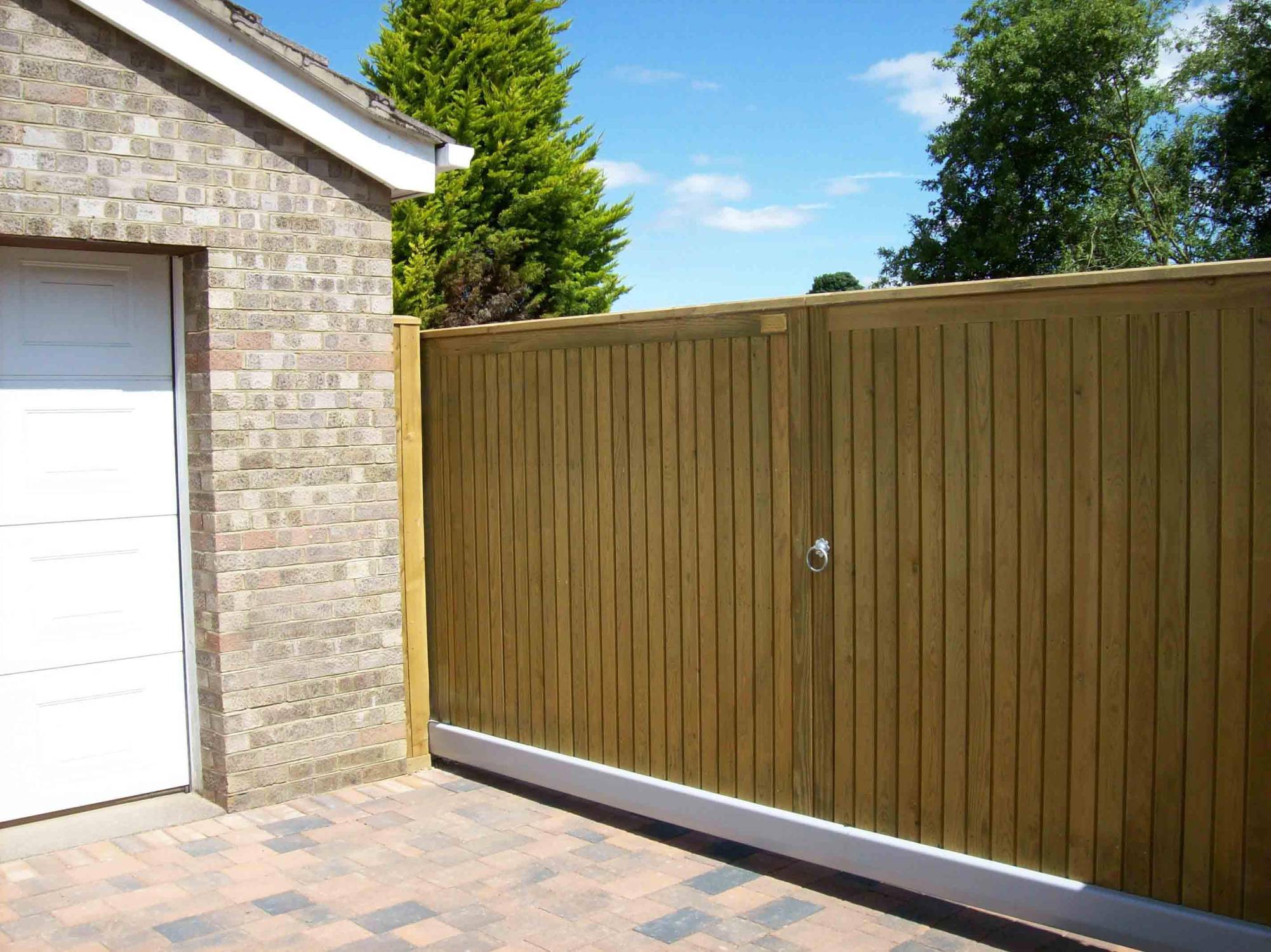 Timber Sliding Gates