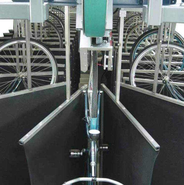 VeloMinck® Automated Cycle Parking System - Cycle rack electric automated system