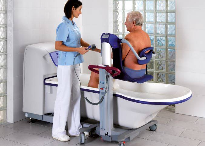 Alenti® - Height Adjustable Bath Lift Chair