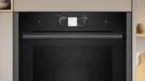 Single oven Slide & Hide door Graphite grey trim