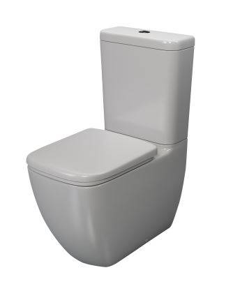 Layla Square Rimless Close Coupled WC Pan