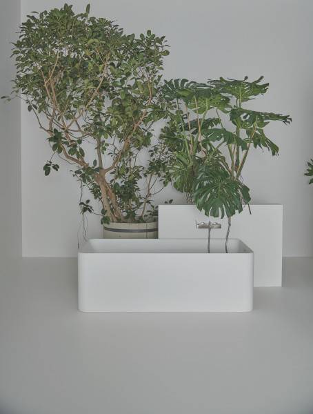 Conca 180 x 80 cm Freestanding Solid Surface Bath