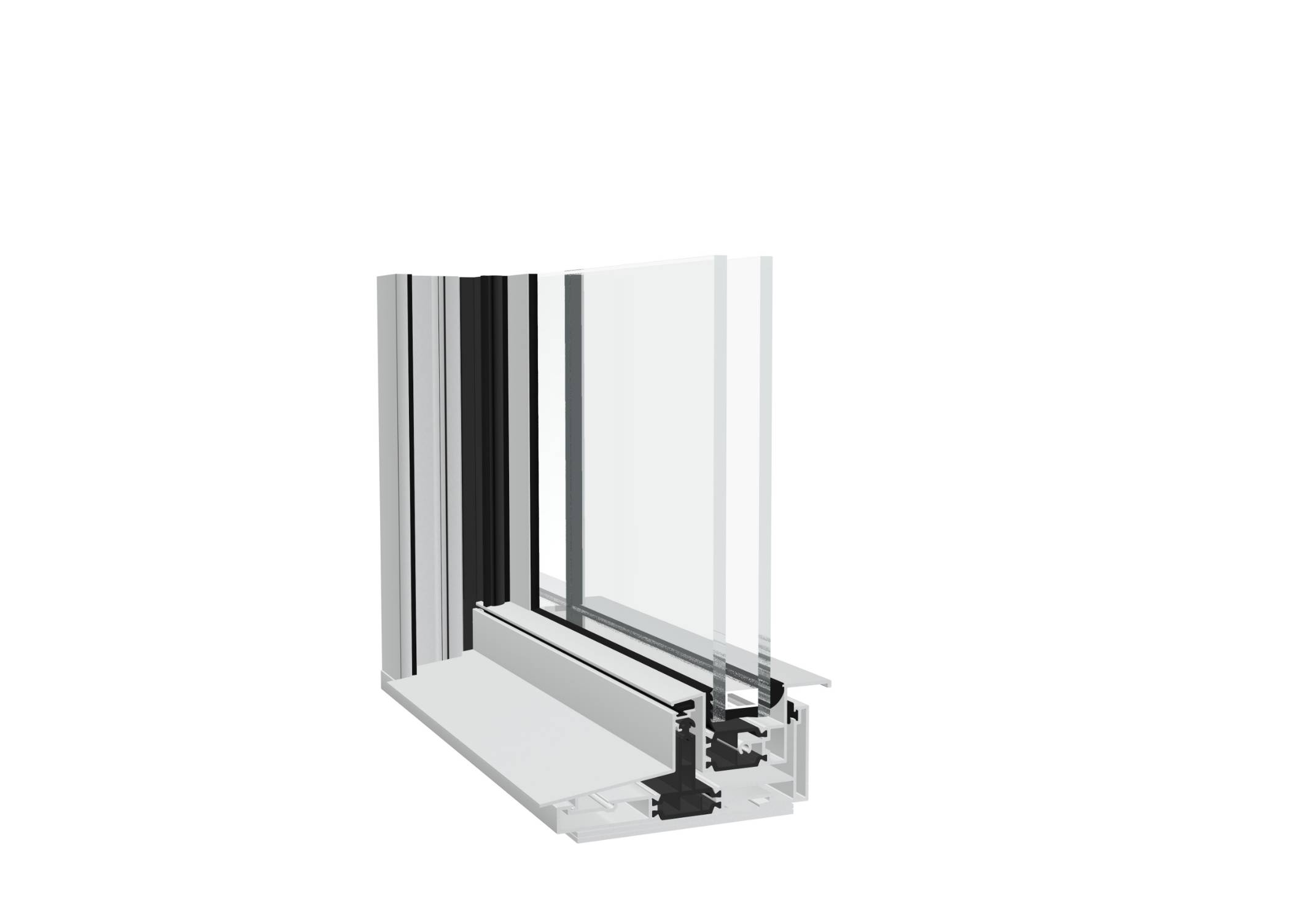 DUALSLIDE Vertical Sliding Aluminium Windows