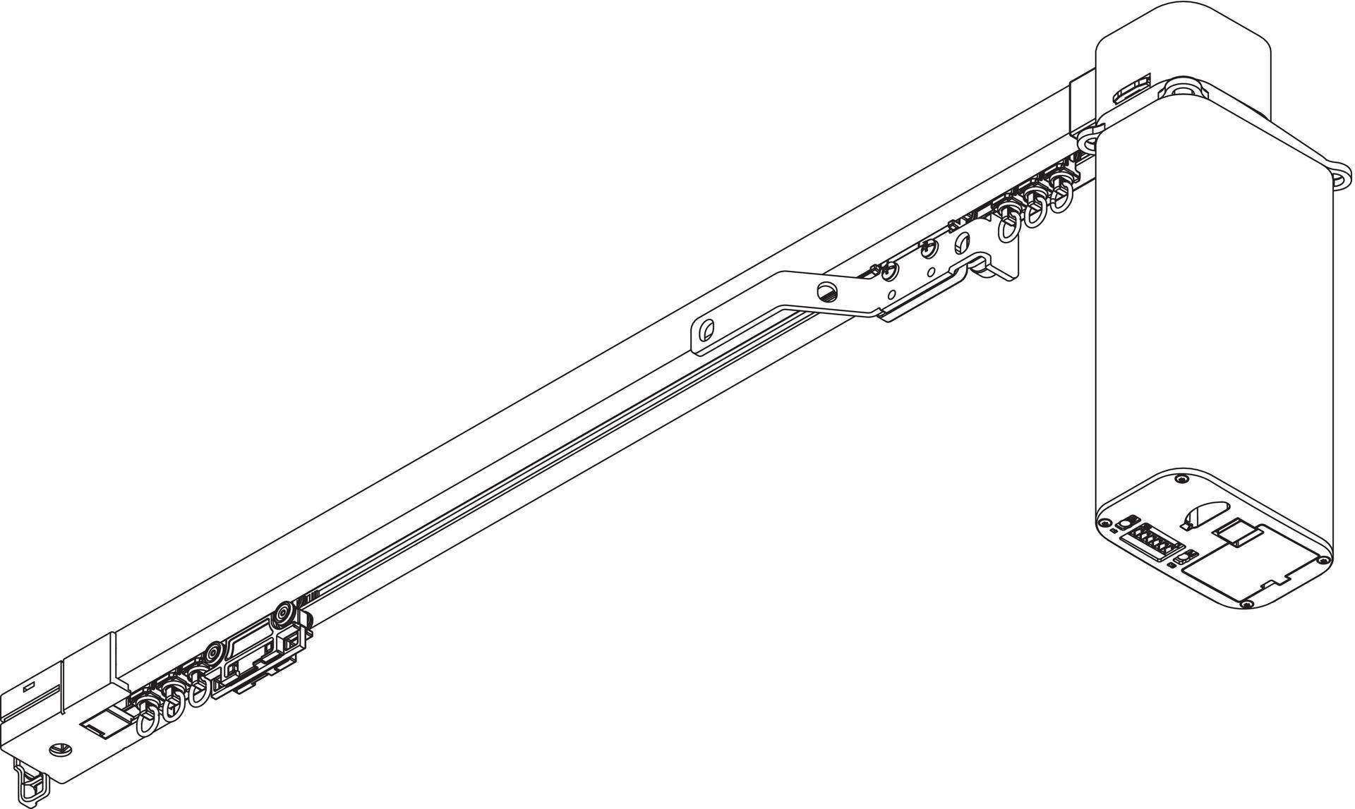 Curtain Track - Motorised / Electric - Straight - Silent Gliss SG 5600  - Curtain Track