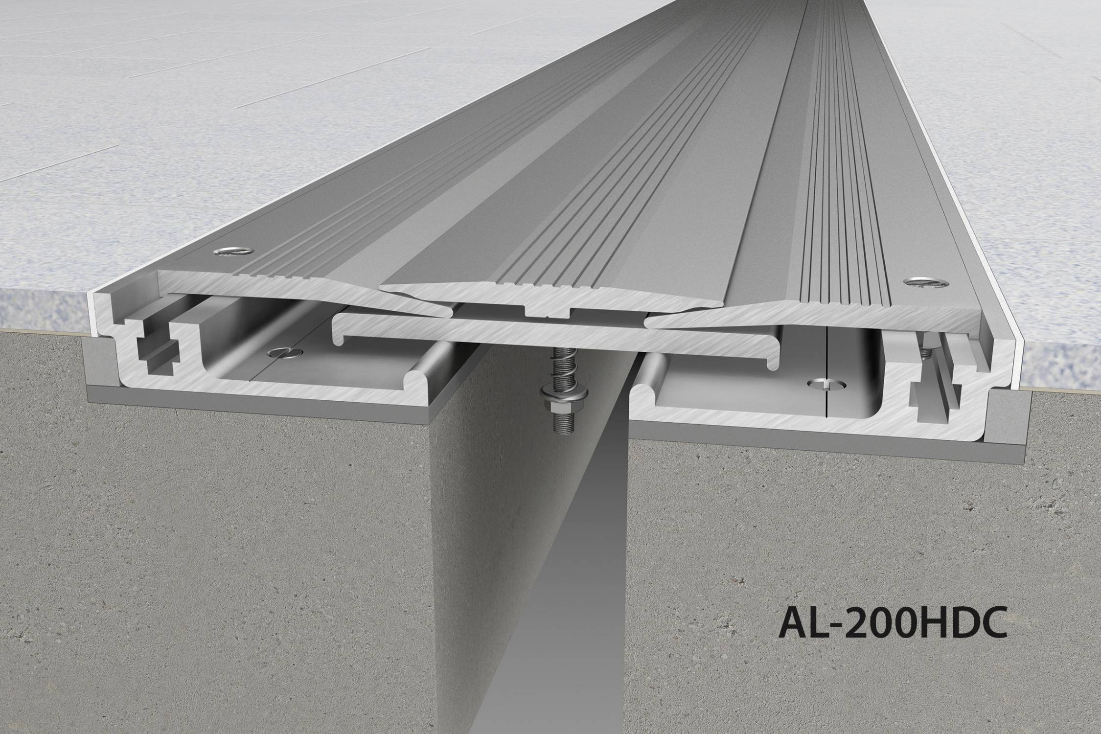 CS Allway® AL-HD and AL-HDC Series Heavy Duty Metal Floor Joint Covers - Recess Mounted