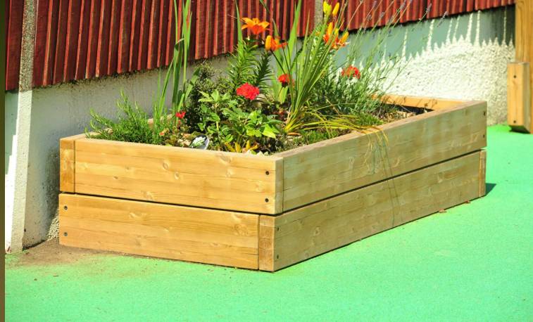 Hand Made Places Rectangular Planter