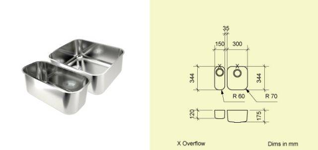 Sink Bowl K30