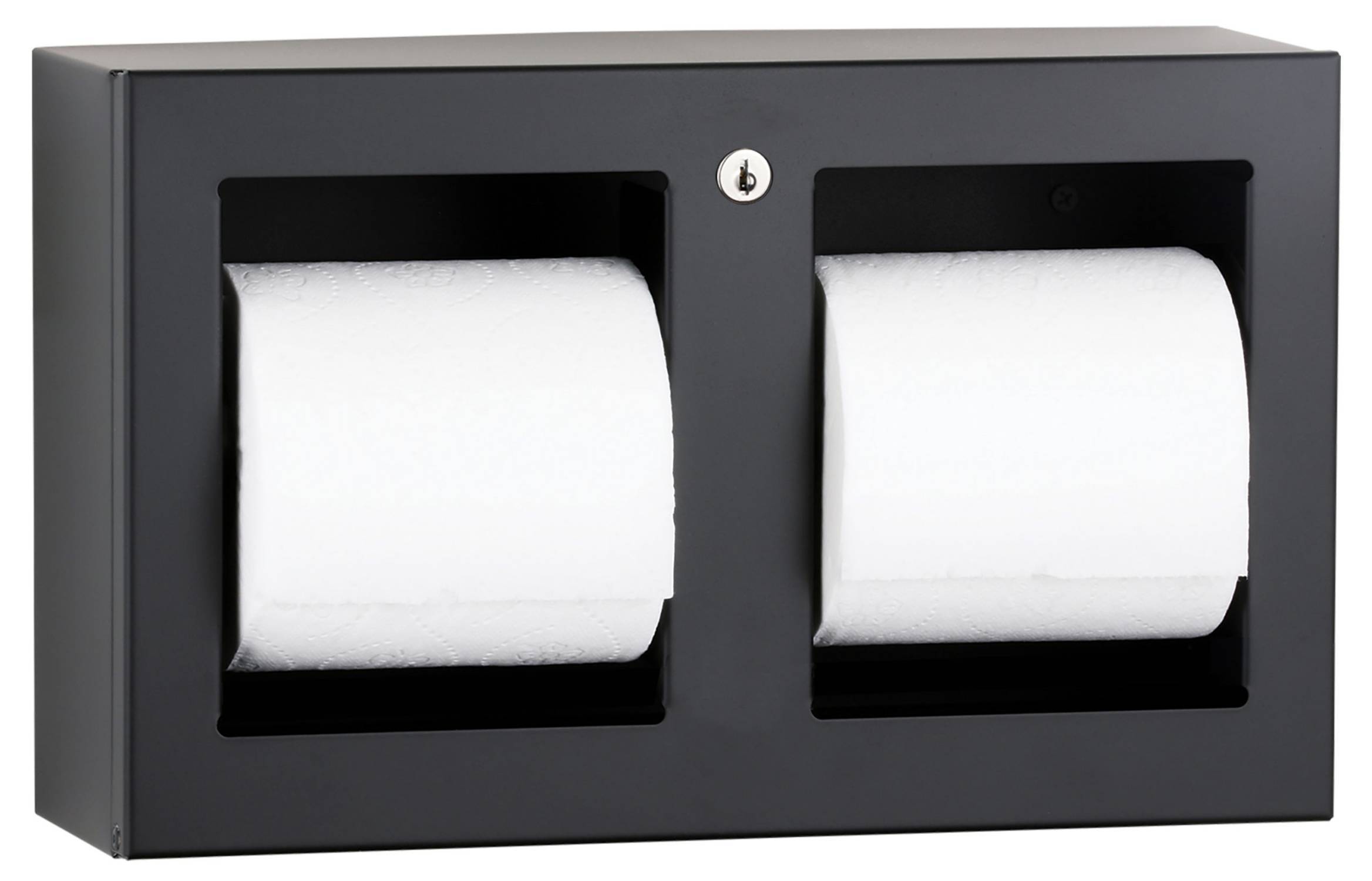 TrimLine - Surface-Mounted Multi-Roll Toilet Tissue Dispenser, Matte Black, B-3588.MBLK - Toilet Tissue Dispenser
