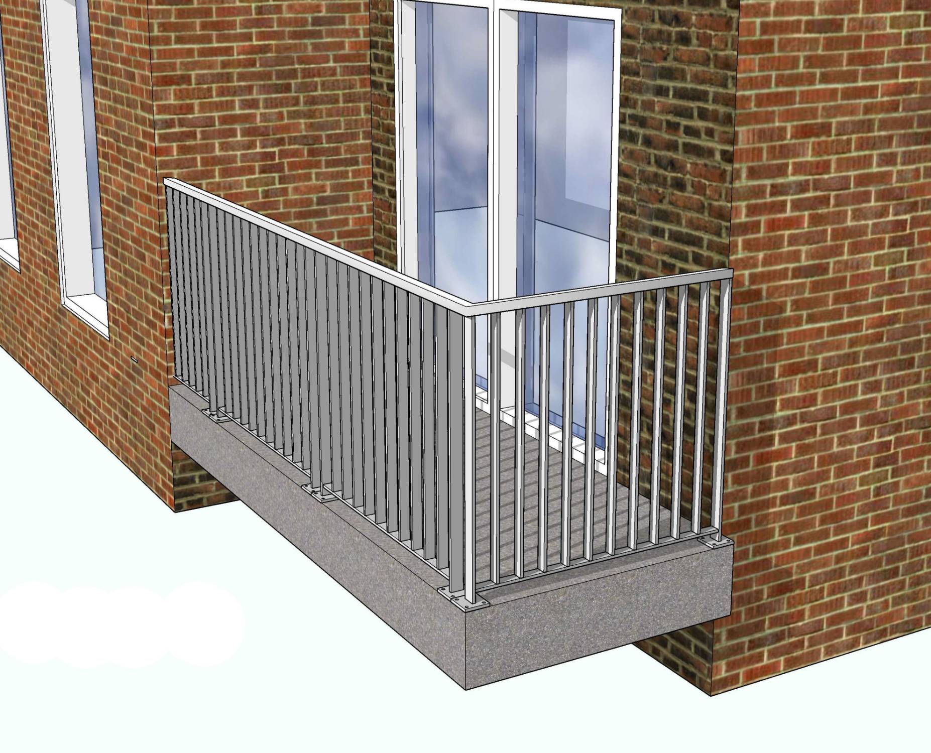 Linear Bar Railing Balustrade System - Zeta - Balustrade System