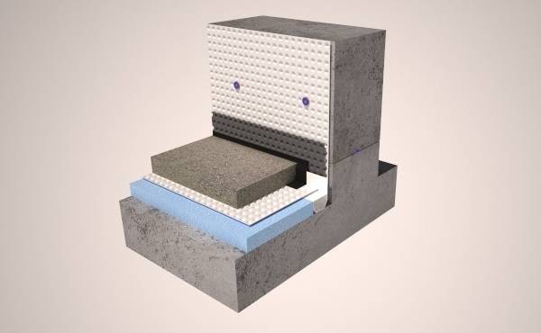 Newton CDM Basement Waterproofing System for Waterproofing of Existing and New Build Basements - Cavity Drain Waterproofing