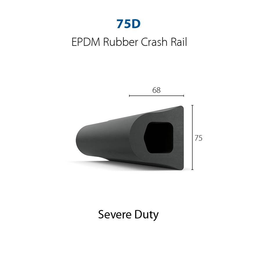 CS Acrovyn® 100D/ 75D Rubber Crash Rails