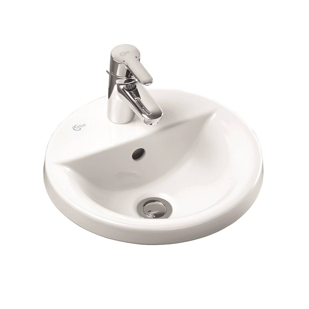 Concept Sphere 38 cm Countertop Washbasin - E500801 and E500901