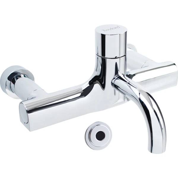 Twyford Sola Washbasin Tap, Wall-Mounted, Battery Operation, Thermostatic Mixer
