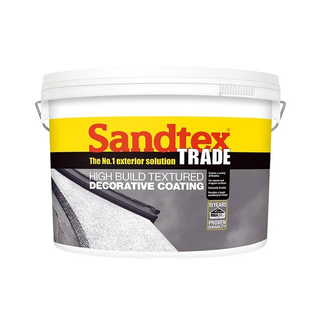 Crown Trade Sandtex Trade High Build - Masonry coating
