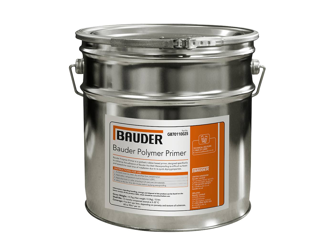 Bauder Polymer Primer - Synthetic Rubber-Based Primer