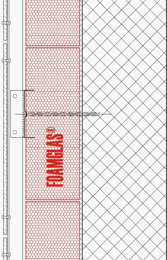 2.1.4 - Facade - Foamglas Insulation with Fixing Positions for Panels