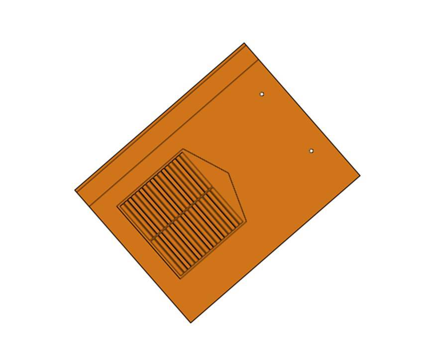 Saxon 10 Rapid Roof Vent Tile