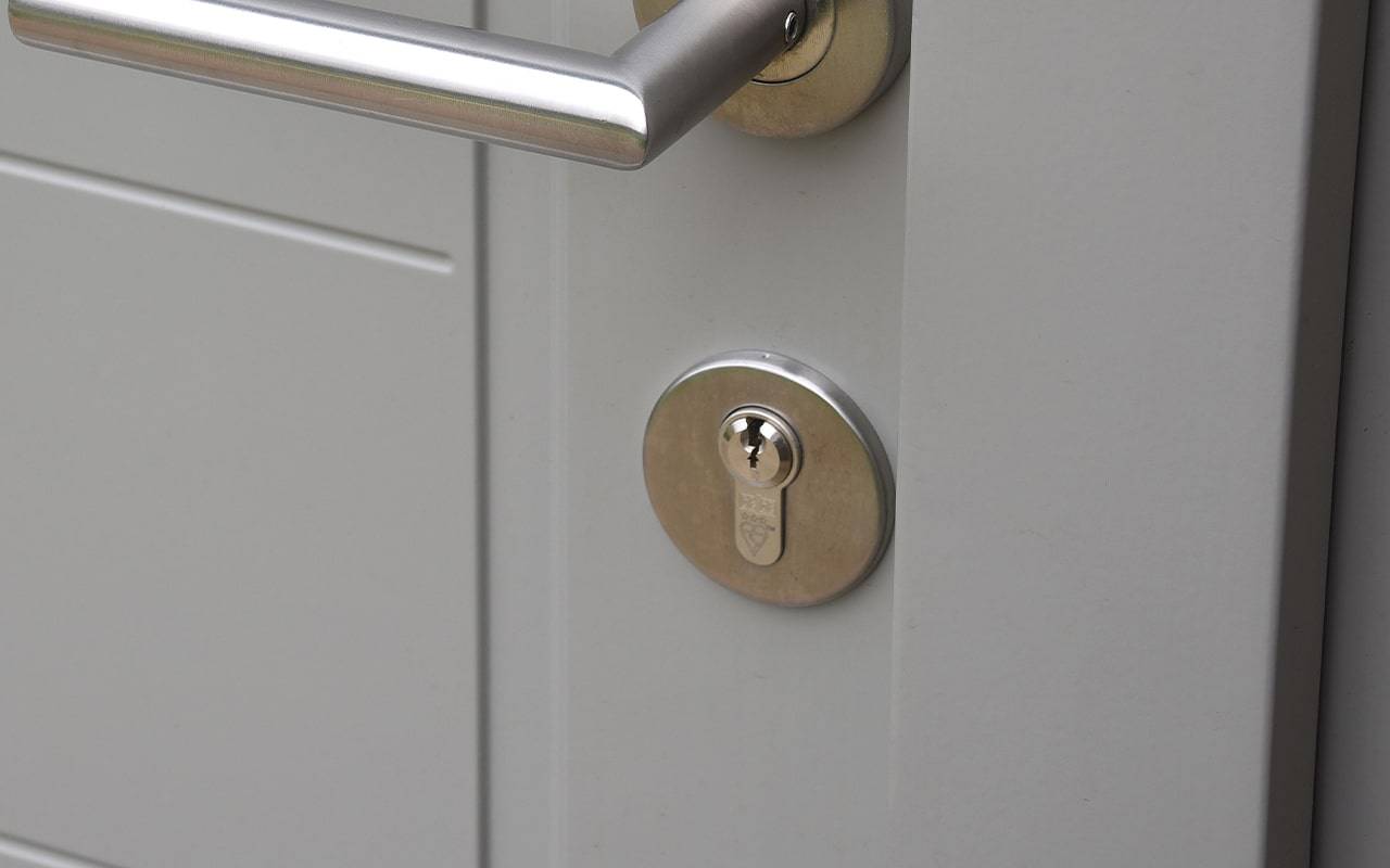 Stainless Steel Slimline Round Escutcheon - BLU™ SE35 | Coastal Group  - Door Hardware 