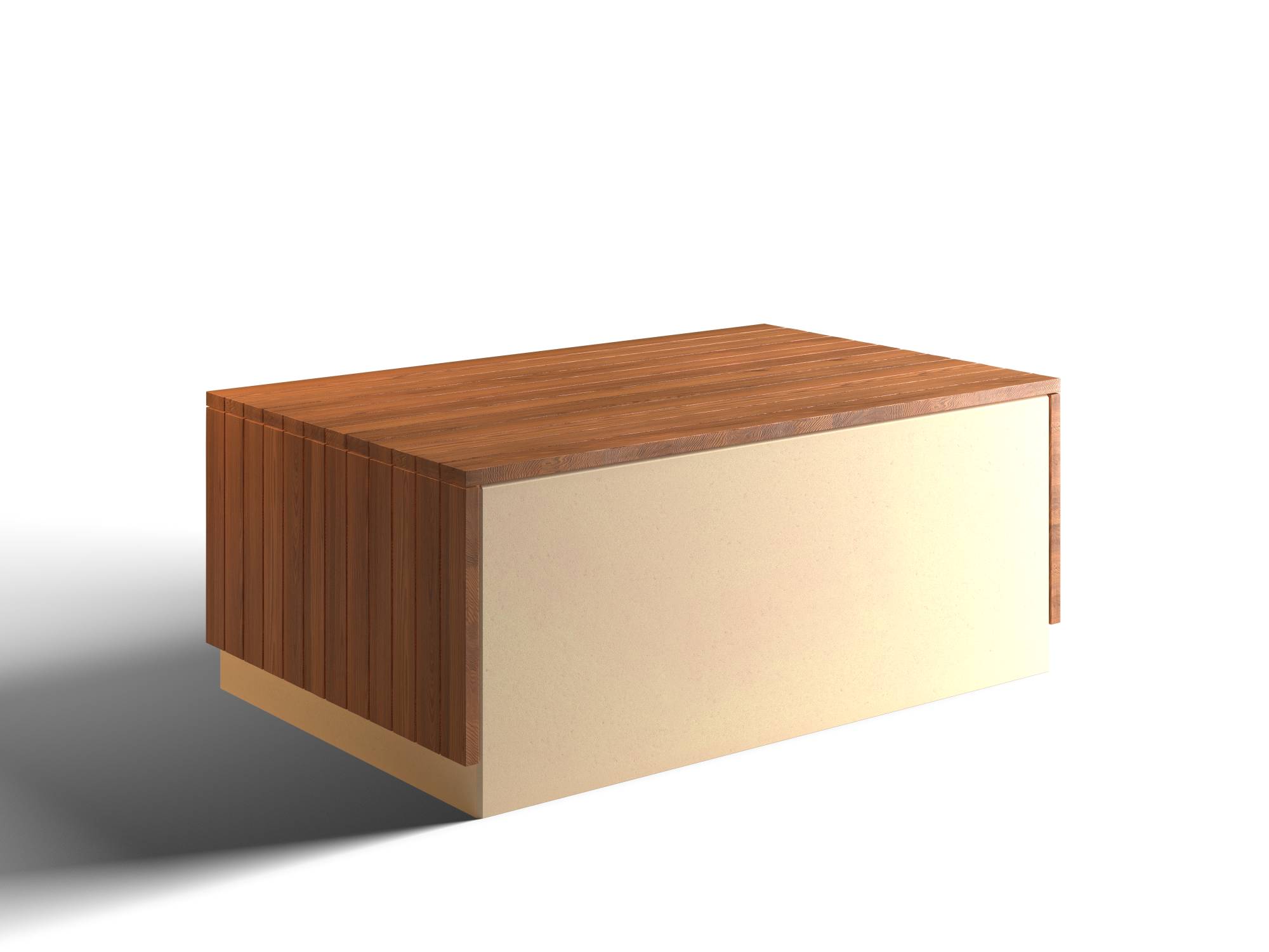 PAS 68 - Counter Terror Concrete Bishopsgate Timber Top - Vehicle defence 