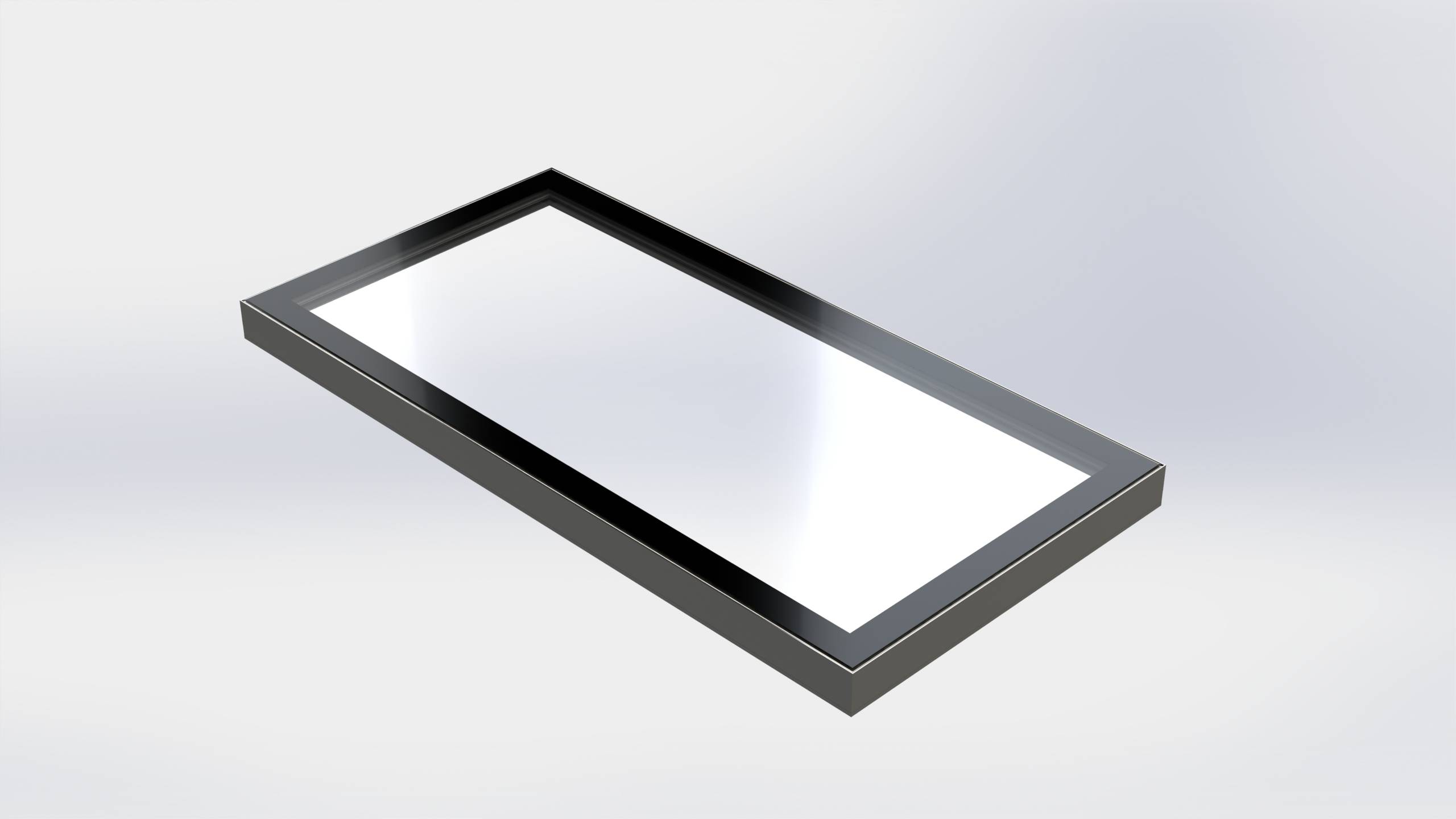 Skyway Fixed Walk On Flat Glass Rooflight - Single Pane