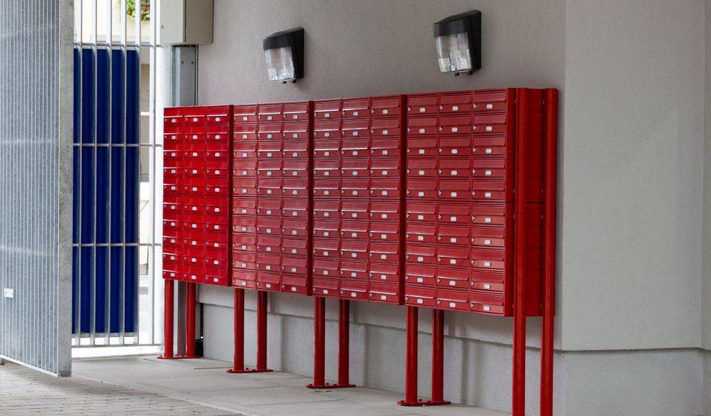 H1 Lateral Mailbox - Horizontal Steel Mailbox