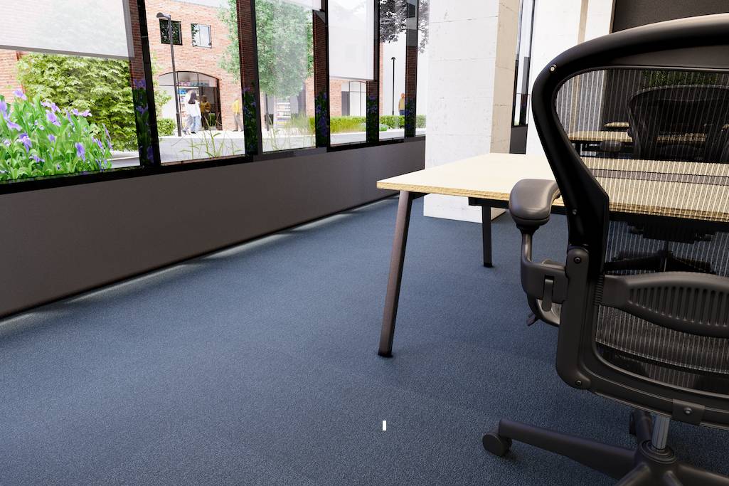 Glasshouse  - Textured Loop Pile Carpet Tile
