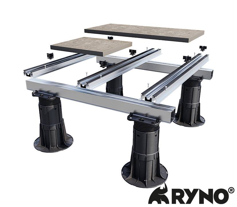 TerraSmart® Rail Lattice Frame Paving System - BROOF(t4)