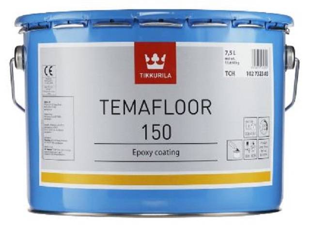 Temafloor 150 - two pack solvent free epoxy floor paint