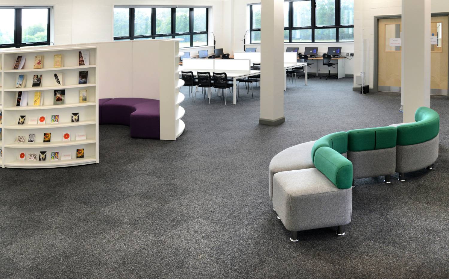 Felkirk Low Impact PP Carpet Tile - Needled pile carpet tiles