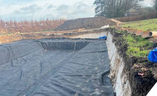 Pond Liner Protection Geotextile - Geotextile