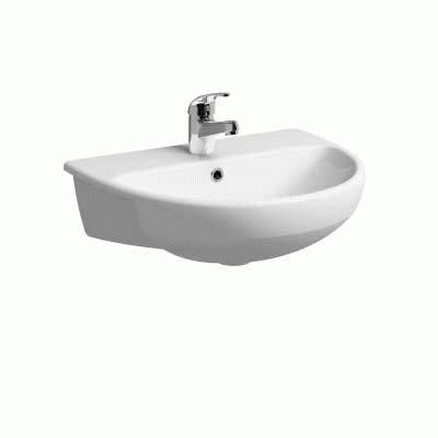 E100 Round Semi-recessed Wash Basin