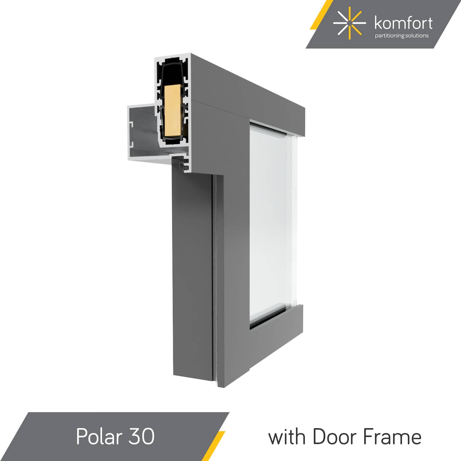 Komfort | Polar 30 | Single Glazed Partitioning