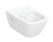 Geberit Selnova Square Wall-Hung WC, Premium, Washdown, Semi-Shrouded, Rimfree - Wall-hung WC