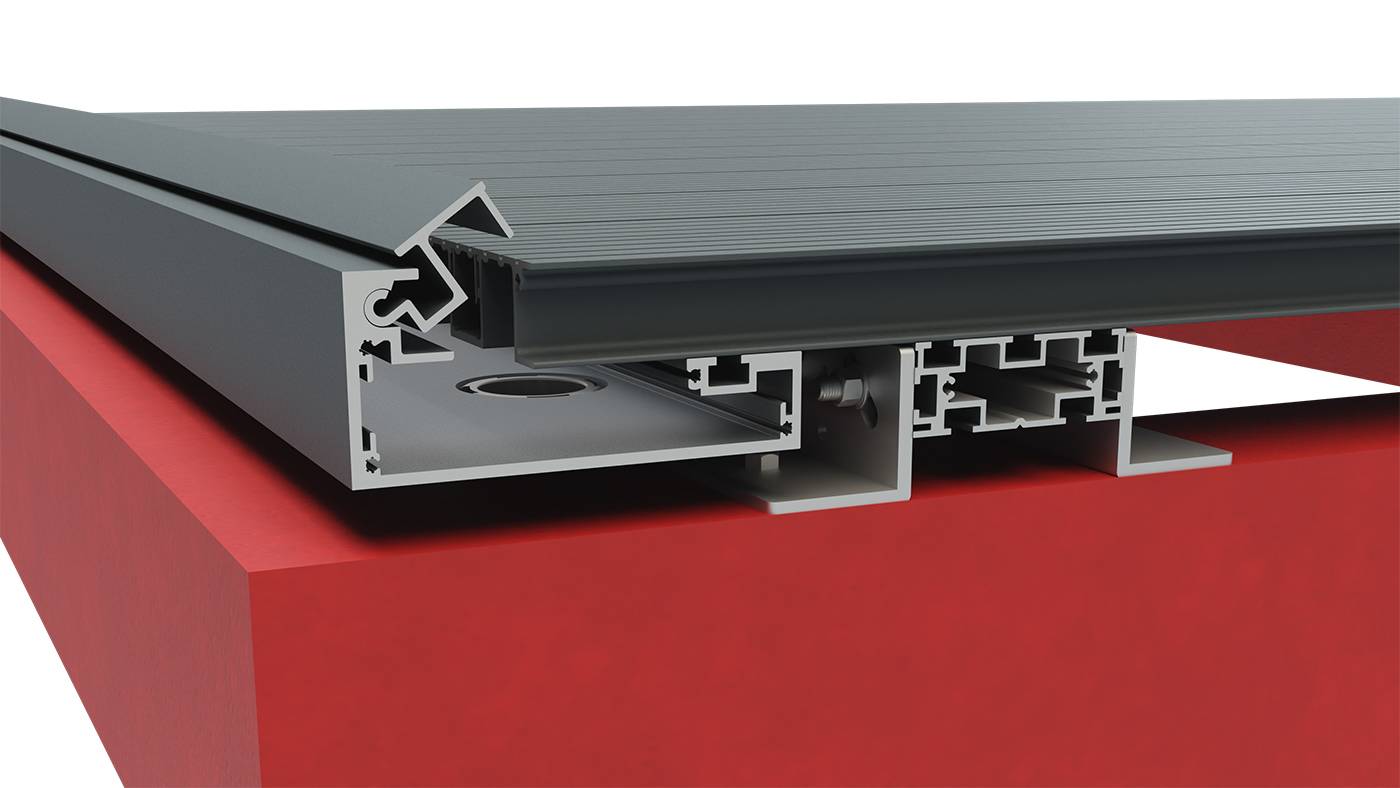 AliDeck Aluminium A-Rated Balcony Drainage System - Junior - Drainage solution