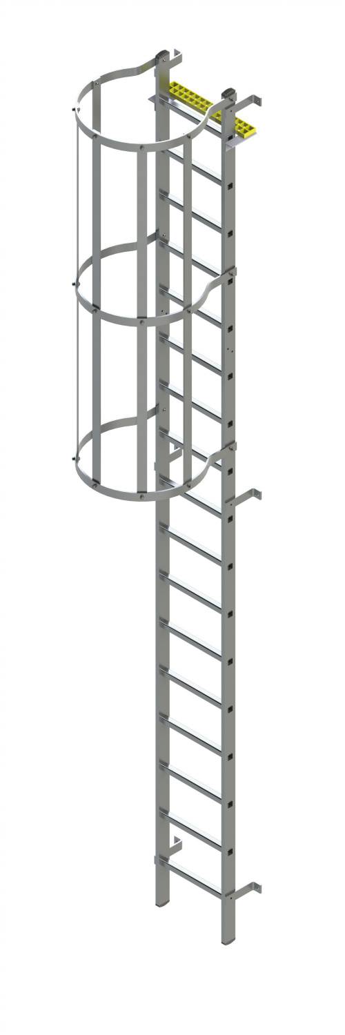 BL-WH Fixed Ladder with Safety Cage